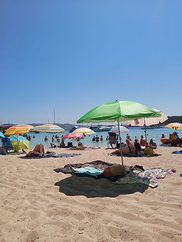 Cala Bassa. Float your Boat Beach Trip. Solo Travelling